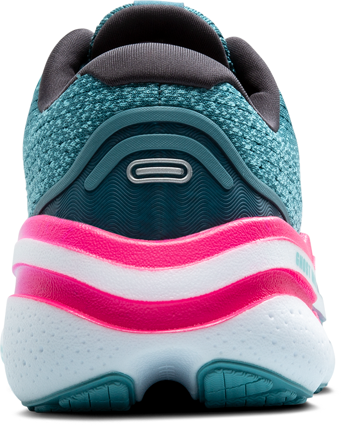 Brooks Womens Ghost Max 2 Storm Blue Knockout Pink Aqua Neutral Run North West