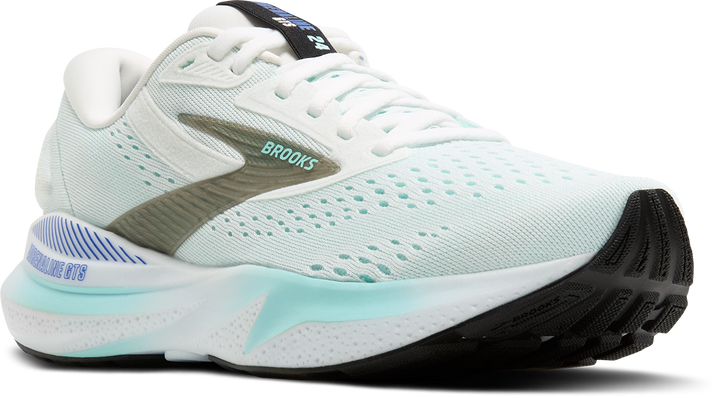 Brooks Womens Adrenaline GTS 24 - White/Limpet Shell/Amparo - Stability - SS25