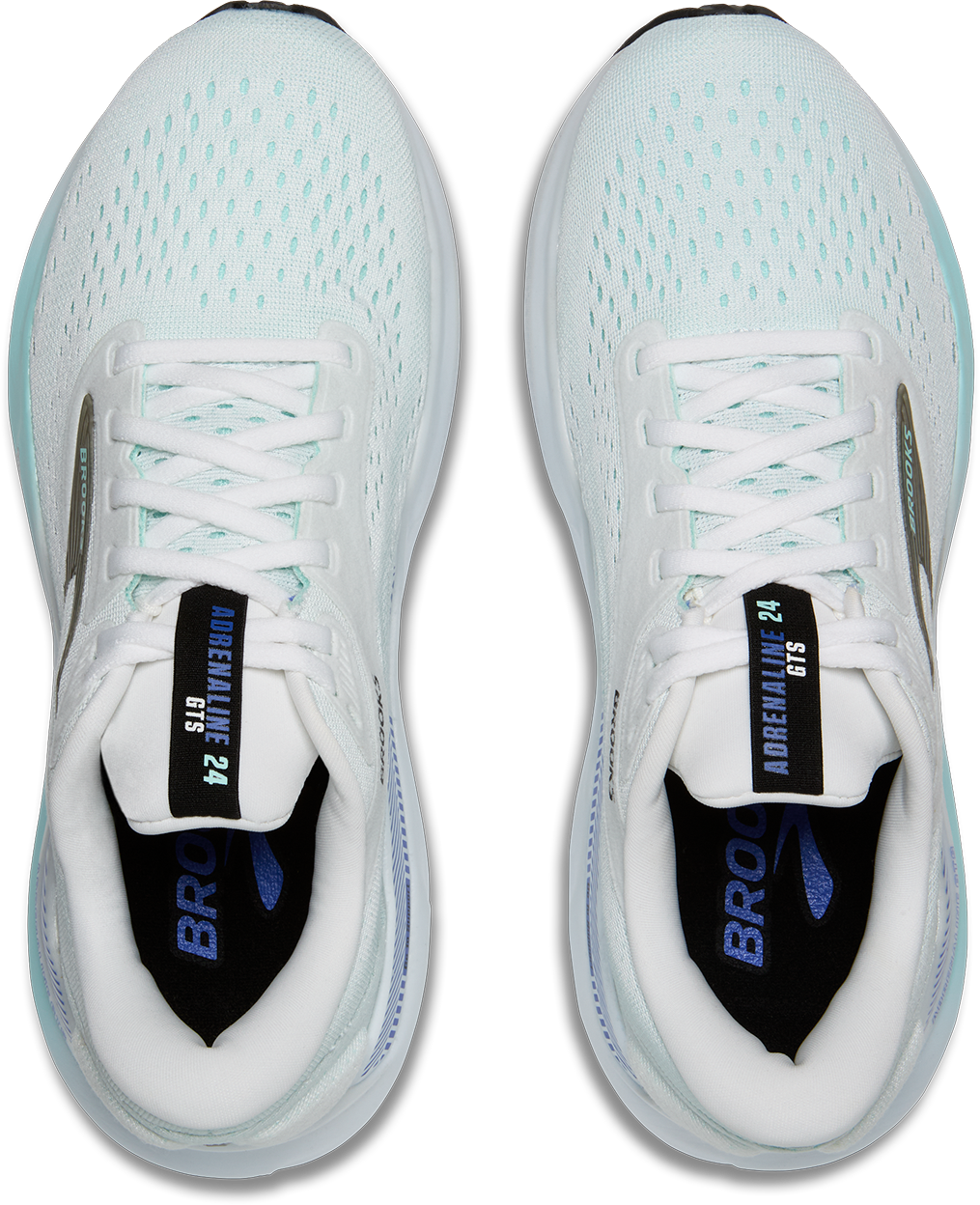 Brooks Womens Adrenaline GTS 24 - White/Limpet Shell/Amparo - Stability - SS25