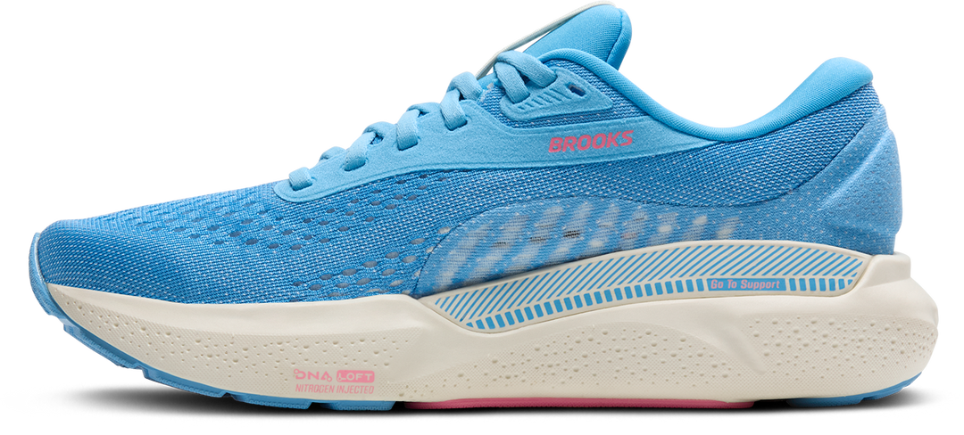 Brooks Womens Adrenaline GTS 24 - Bonnie Blue/Grey/Pink - Stability - SS25