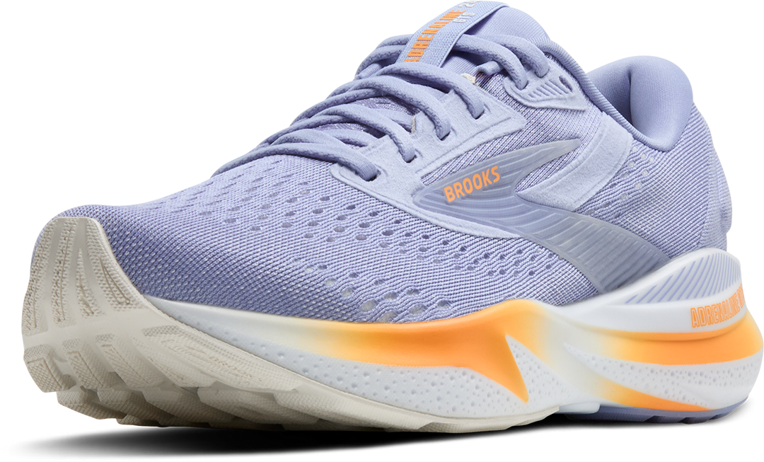 Brooks Womens Adrenaline GTS 24 - Blue Heron/White/Orange - Stability - AW25