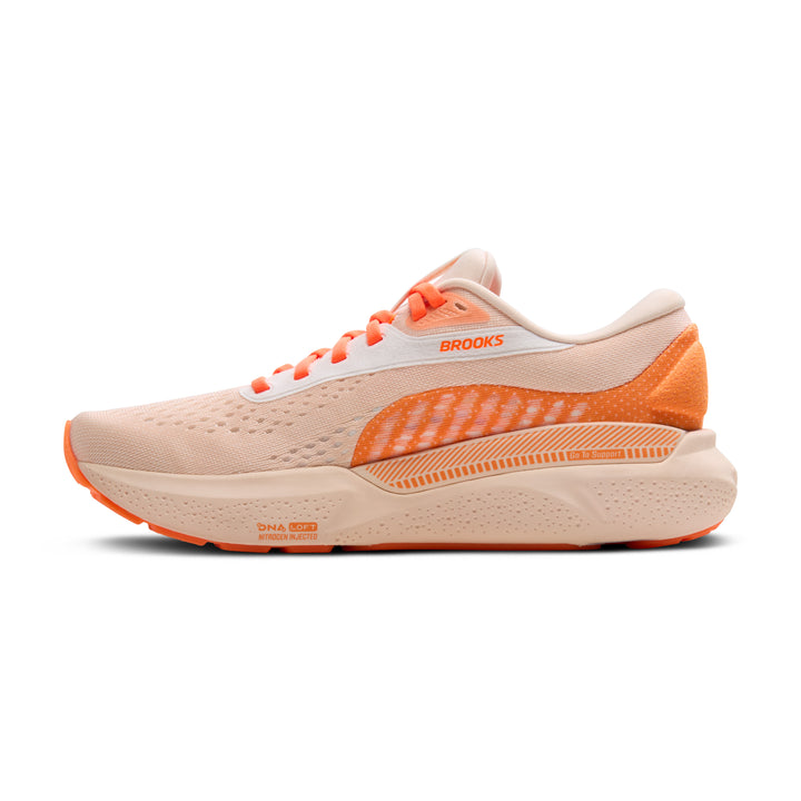 Brooks Womens Adrenaline GTS 24 - Pink/Nectarine/Orange - Stability - SS25