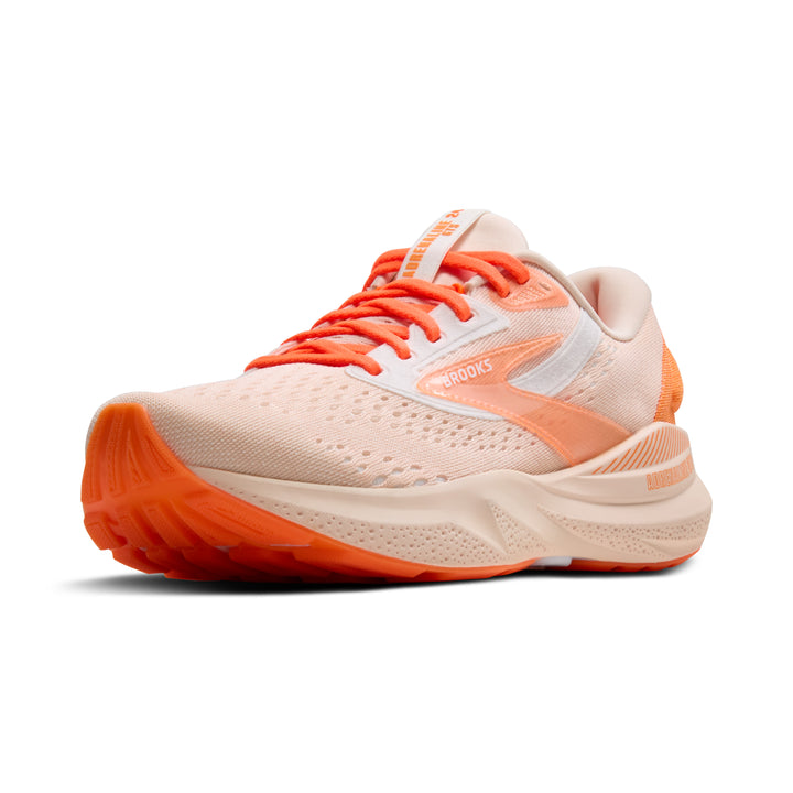 Brooks Womens Adrenaline GTS 24 - Pink/Nectarine/Orange - Stability - SS25