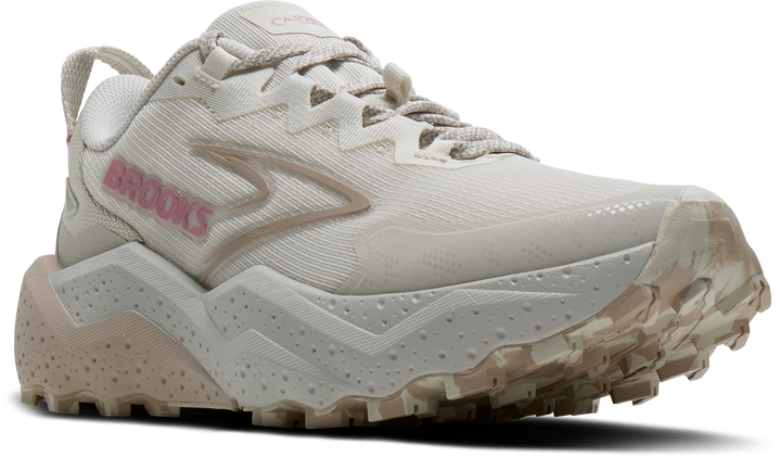 Brooks Womens Caldera 8 - Vaporous Grey/White/Chateau - Trail - SS26