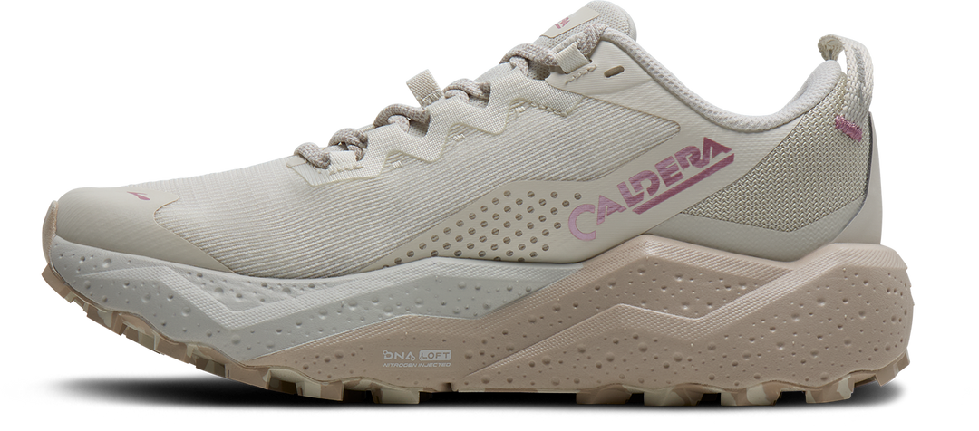 Brooks Womens Caldera 8 - Vaporous Grey/White/Chateau - Trail - SS26
