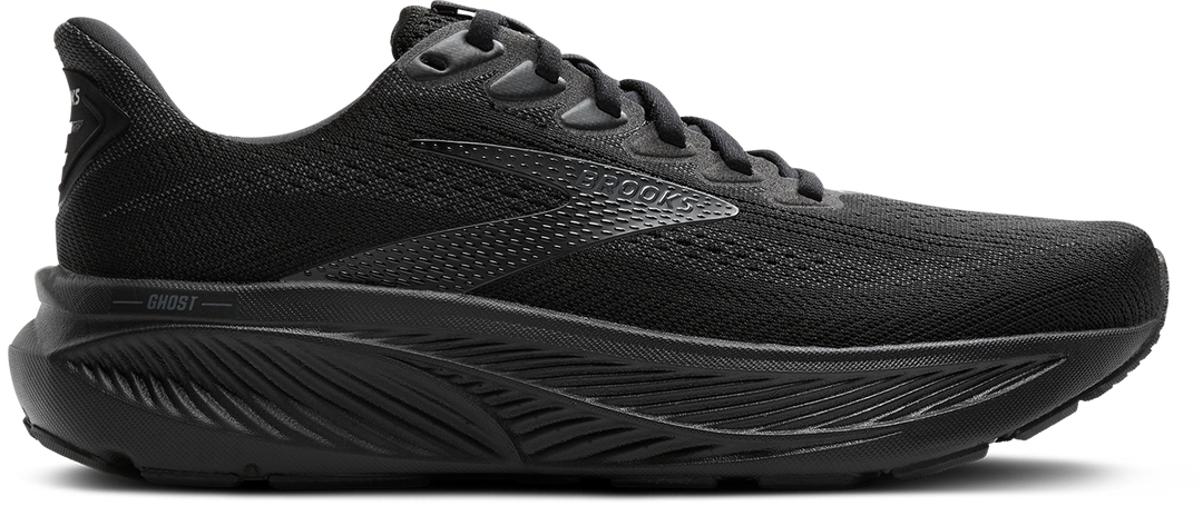 Brooks Womens Ghost 17 - Black/Black/Ebony - Neutral - AW25