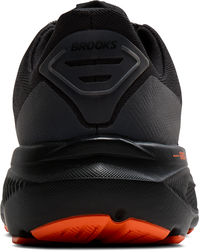 Brooks Womens Ghost 17 - Black/Orange - Neutral - AW25