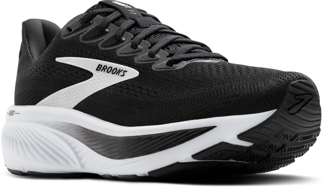 Brooks Womens Ghost 17 - Black/Grey/White - Neutral - AW25