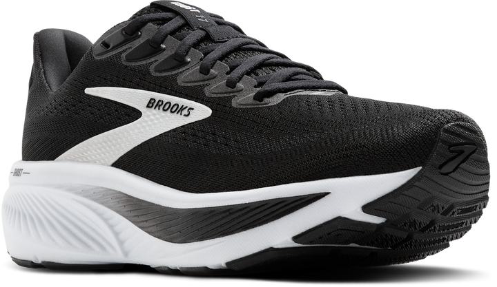Brooks Womens Ghost 17 - Black/Grey/White - Neutral - AW25