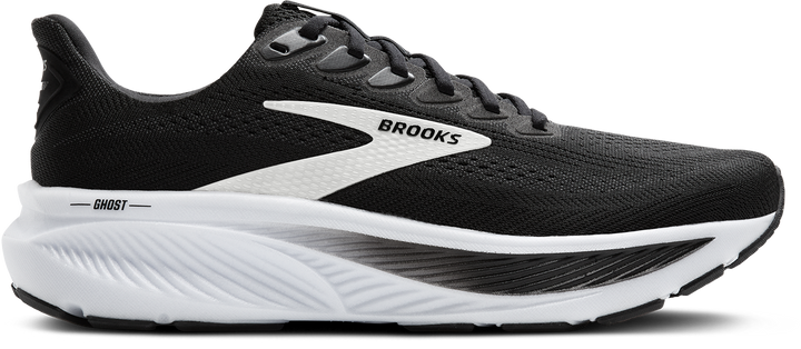 Brooks Womens Ghost 17 - Black/Grey/White - Neutral - AW25