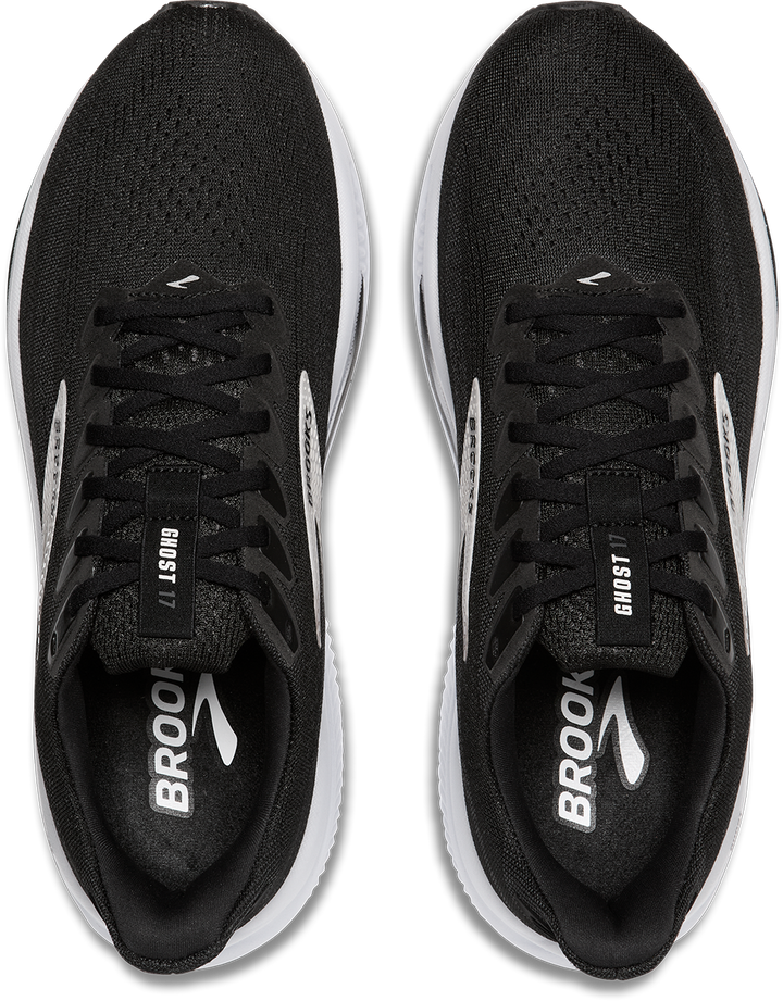 Brooks Womens Ghost 17 - Black/Grey/White - Neutral - AW25