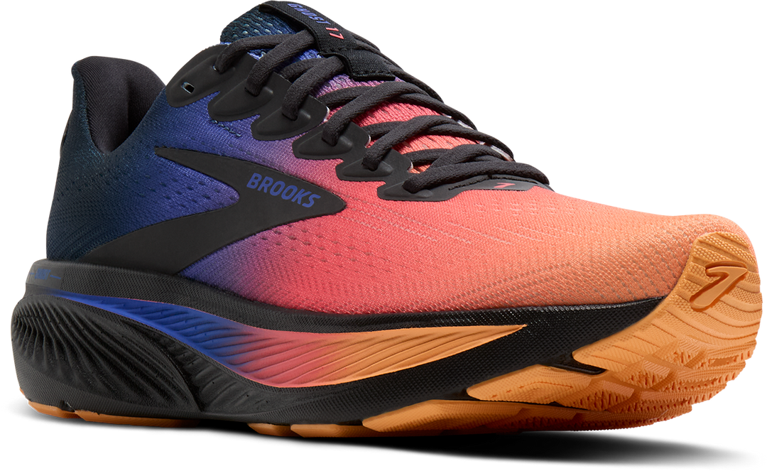 Brooks Womens Ghost 17 - Night/Blue/Papaya - Neutral - AW25