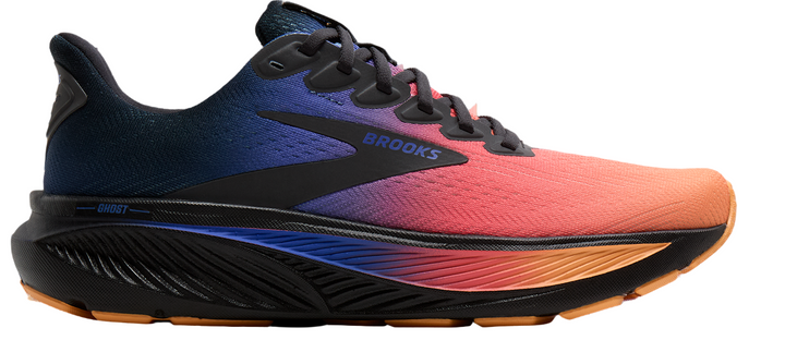 Brooks Womens Ghost 17 - Night/Blue/Papaya - Neutral - AW25