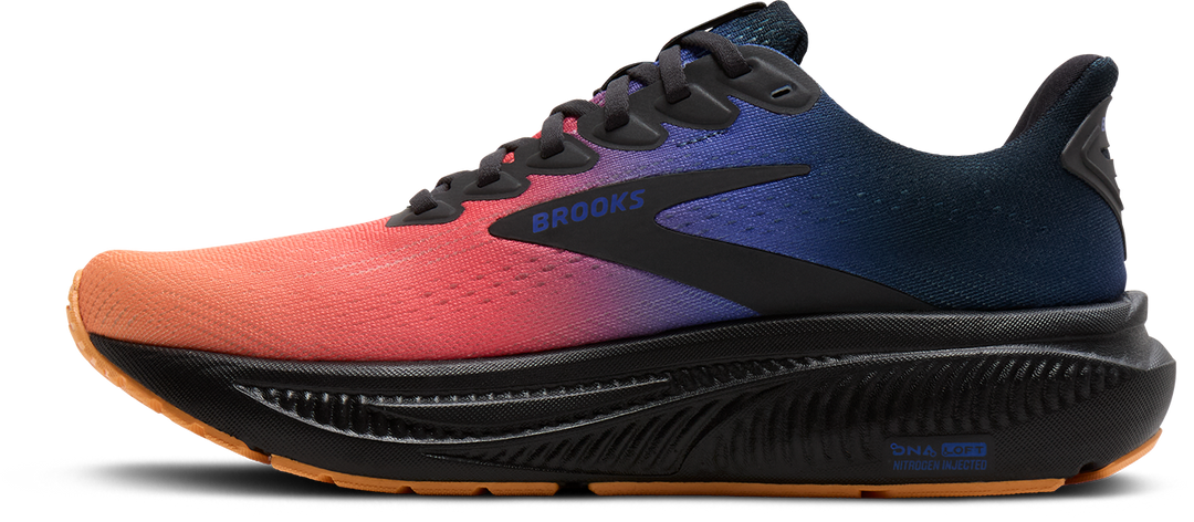 Brooks Womens Ghost 17 - Night/Blue/Papaya - Neutral - AW25