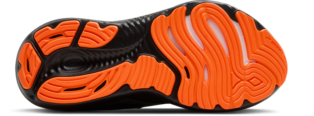 Brooks Womens Glycerin 22 - Black/Orange - Neutral - AW25