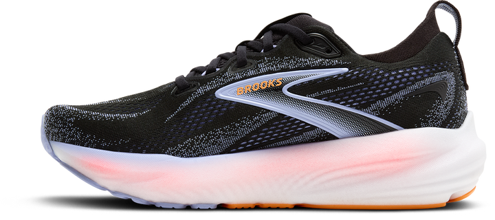Brooks Womens Glycerin 22 - Black/Blue Heron/Orange - Neutral - AW25