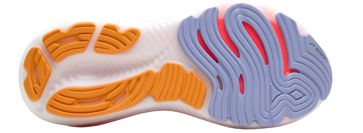 Brooks Womens Glycerin 22 - Black/Blue Heron/Orange - Neutral - AW25