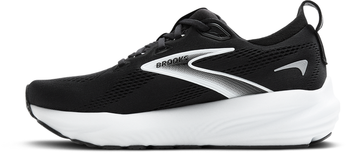 Brooks Womens Glycerin 22 - Wide - D Width - Black/Grey/White - Neutral - SS25