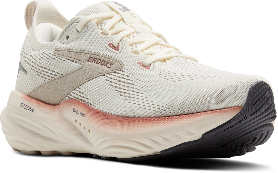 Brooks Womens Glycerin 22 - Coconut/Chateau/Rose - Neutral - AW25