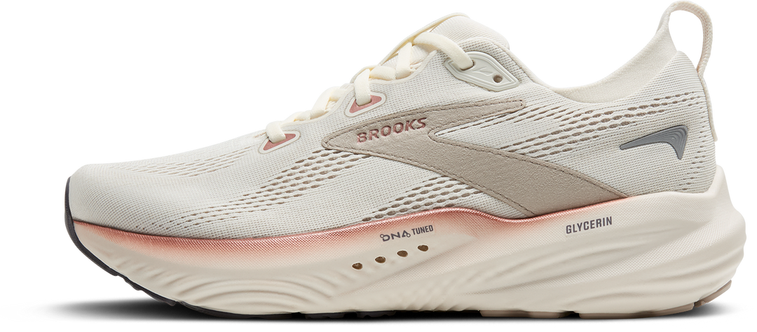 Brooks Womens Glycerin 22 - Coconut/Chateau/Rose - Neutral - AW25