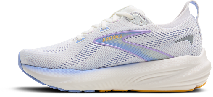 Brooks Womens Glycerin 22 - White/Blue Heron/Apricot - Neutral - AW25