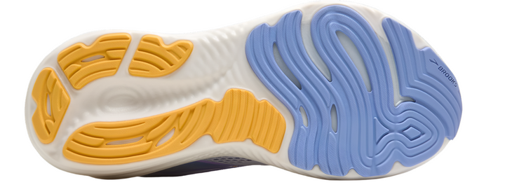Brooks Womens Glycerin 22 - White/Blue Heron/Apricot - Neutral - AW25