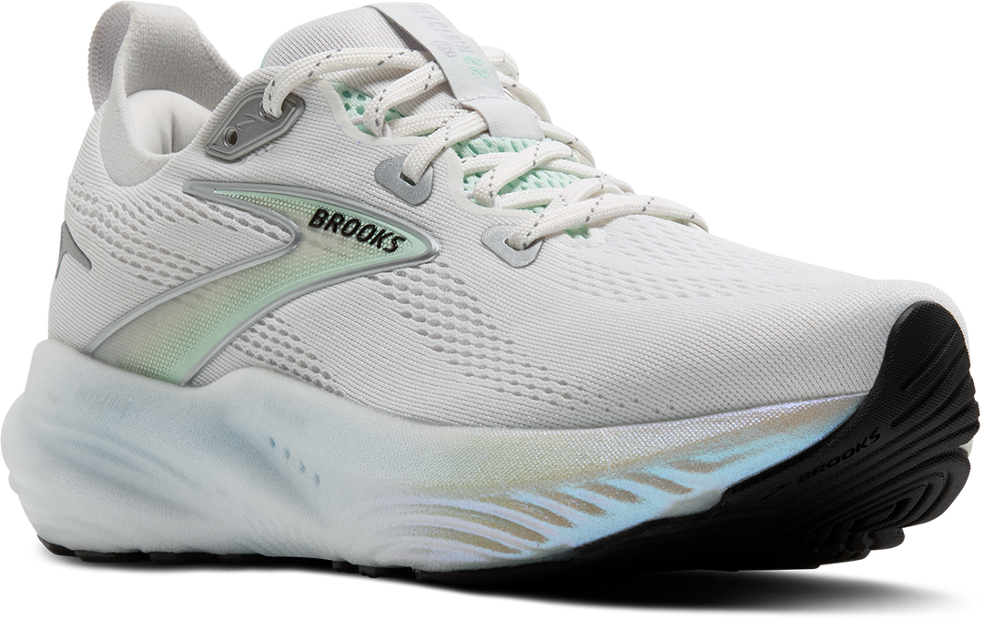 Brooks Womens Glycerin 22 - Pearlized White/Bay - Neutral  - SS25