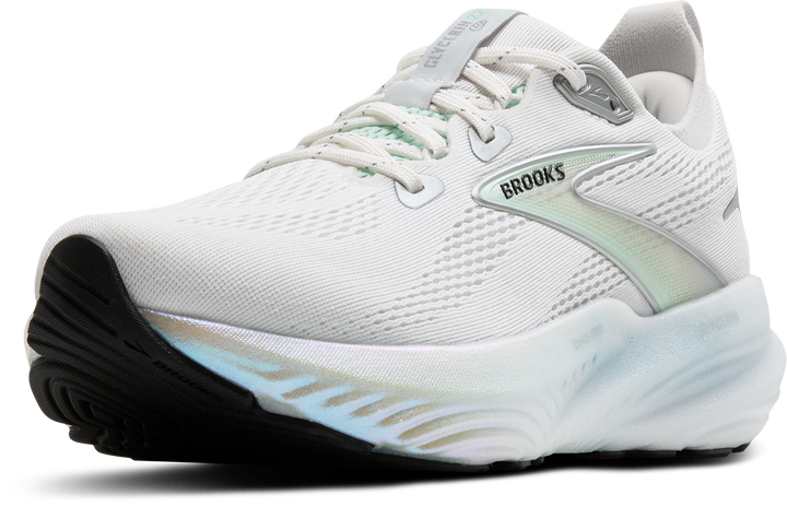 Brooks Womens Glycerin 22 - Pearlized White/Bay - Neutral  - SS25