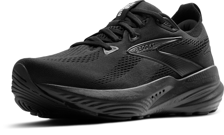 Brooks Womens Glycerin GTS 22 Wide - D Width - Black/Black/Ebony - Stability - SS25