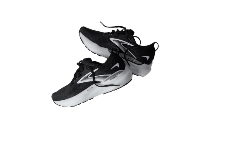 Brooks Womens Glycerin GTS 22 Wide - D Width - Black/Grey/White - Stability - AW25