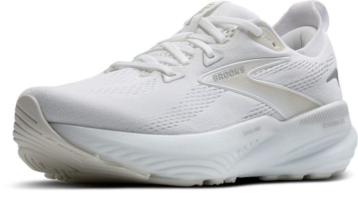 Brooks Womens Glycerin GTS 22 - White/White/Grey - Stability - SS25