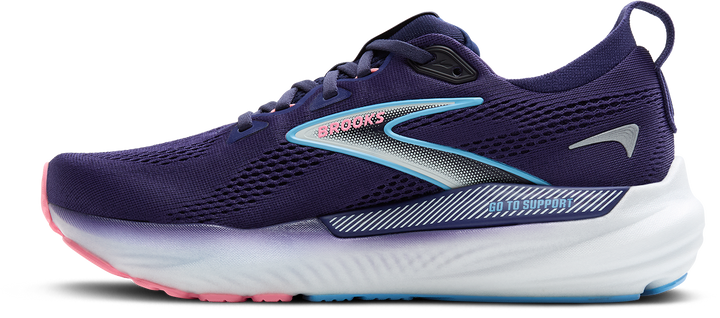 Brooks Womens Glycerin GTS 22 - Blue Ribbon/Peacoat/Dianthus - Stability - SS25