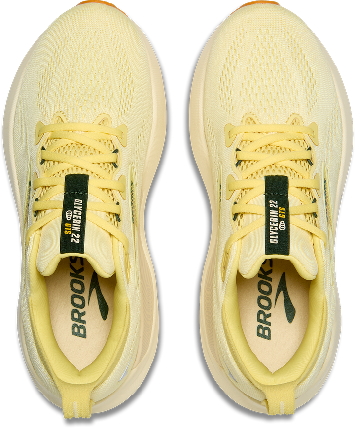 Brooks Womens Glycerin GTS 22 - Desert Yellow - Stability - AW25