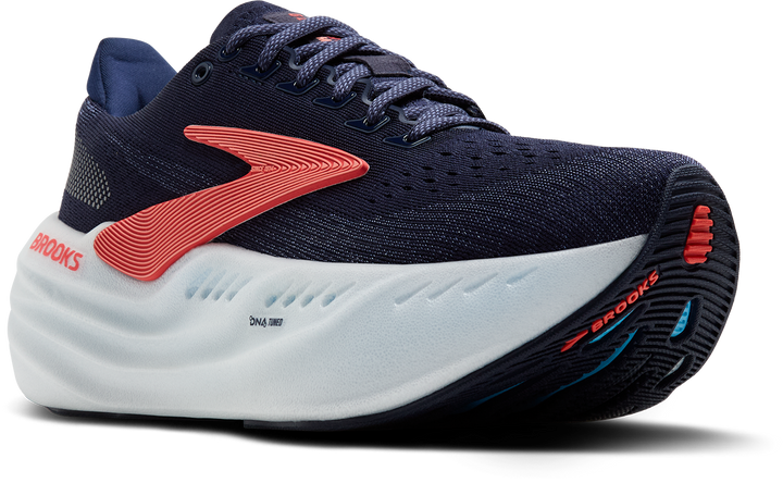 Brooks Womens Glycerin Max - Peacoat/Blue Ribbon/Hot Coral - Neutral - SS25