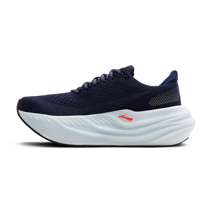 Brooks Womens Glycerin Max - Peacoat/Blue Ribbon/Hot Coral - Neutral - SS25