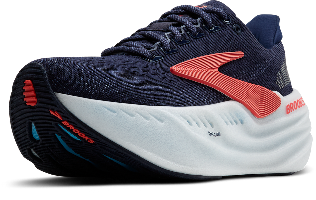 Brooks Womens Glycerin Max - Peacoat/Blue Ribbon/Hot Coral - Neutral - SS25