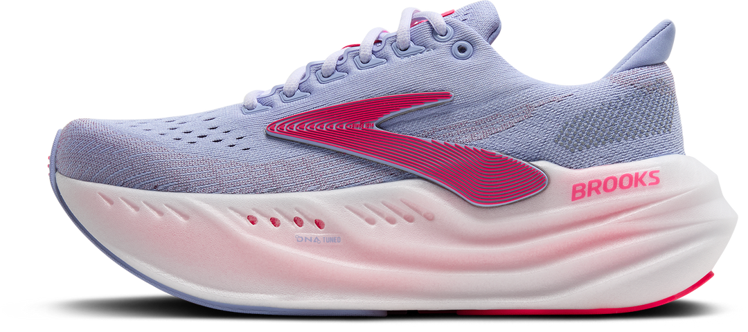 Brooks Womens Glycerin Max - Blue Heron/Diva Pink/White - Neutral - AW25