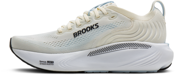 Brooks Womens Adrenaline GTS 25 - Star White/Nantucket/Chrome - Stability - AW26