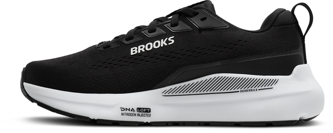 Brooks Womens Ariel GTS 26 Wide - D Width - Black/Grey/White - Stability - SS26