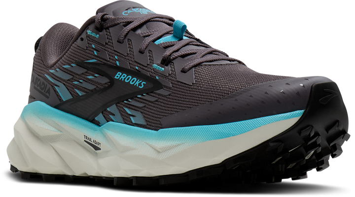 Brooks Womens Cascadia 19 - Rabbit/Black/Bluefish - Trail - SS26