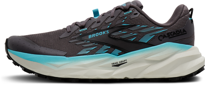 Brooks Womens Cascadia 19 - Rabbit/Black/Bluefish - Trail - SS26