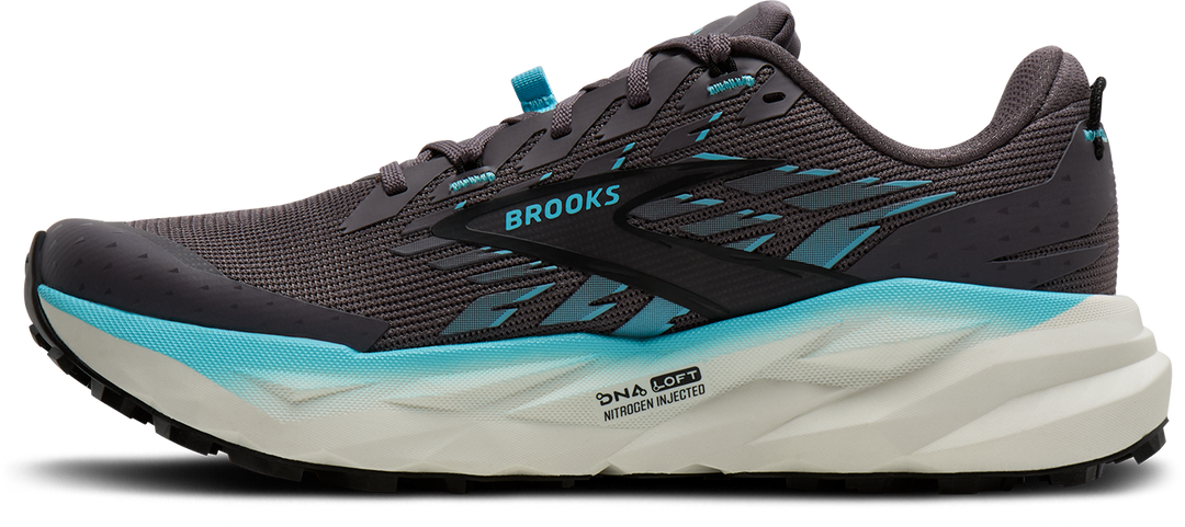 Brooks Womens Cascadia 19 - Rabbit/Black/Bluefish - Trail - SS26