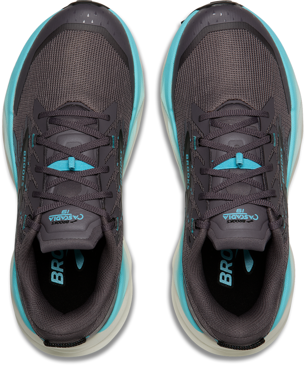 Brooks Womens Cascadia 19 - Rabbit/Black/Bluefish - Trail - SS26