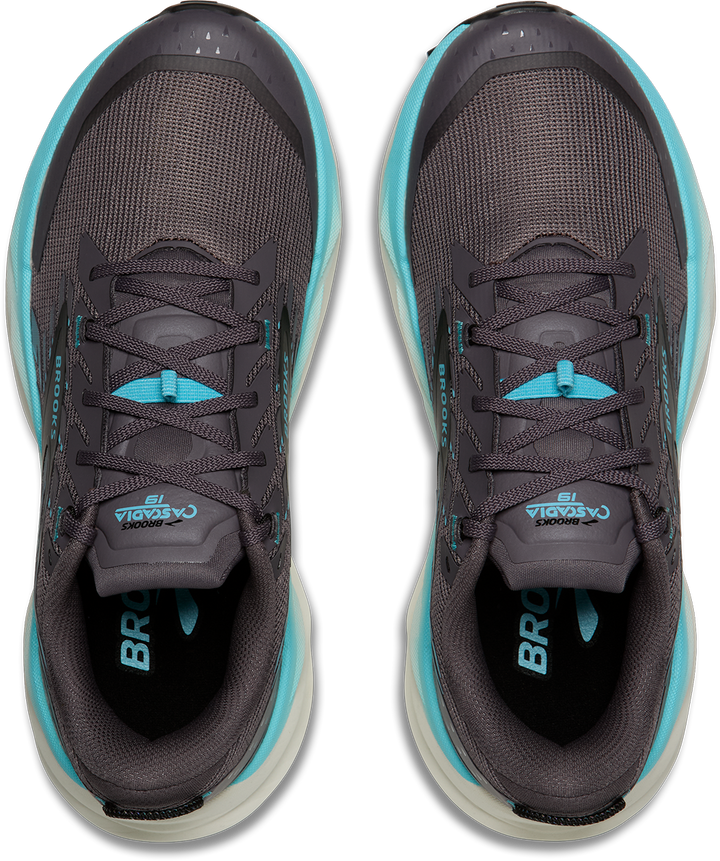Brooks Womens Cascadia 19 - Rabbit/Black/Bluefish - Trail - SS26
