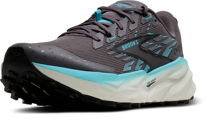 Brooks Womens Cascadia 19 - Rabbit/Black/Bluefish - Trail - SS26