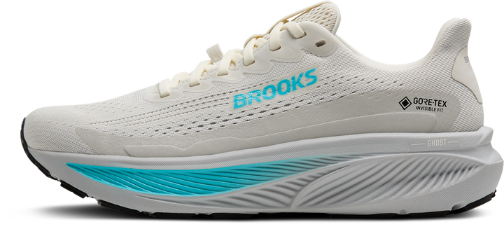Brooks Womens Ghost 17 GTX - Coconut/Oyster/Blue - Neutral - AW25