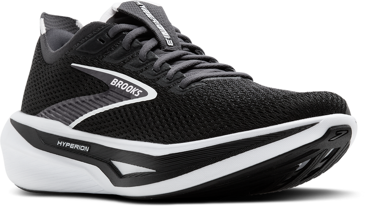Brooks Womens Hyperion 3 - Black/Grey/White - Neutral - AW25