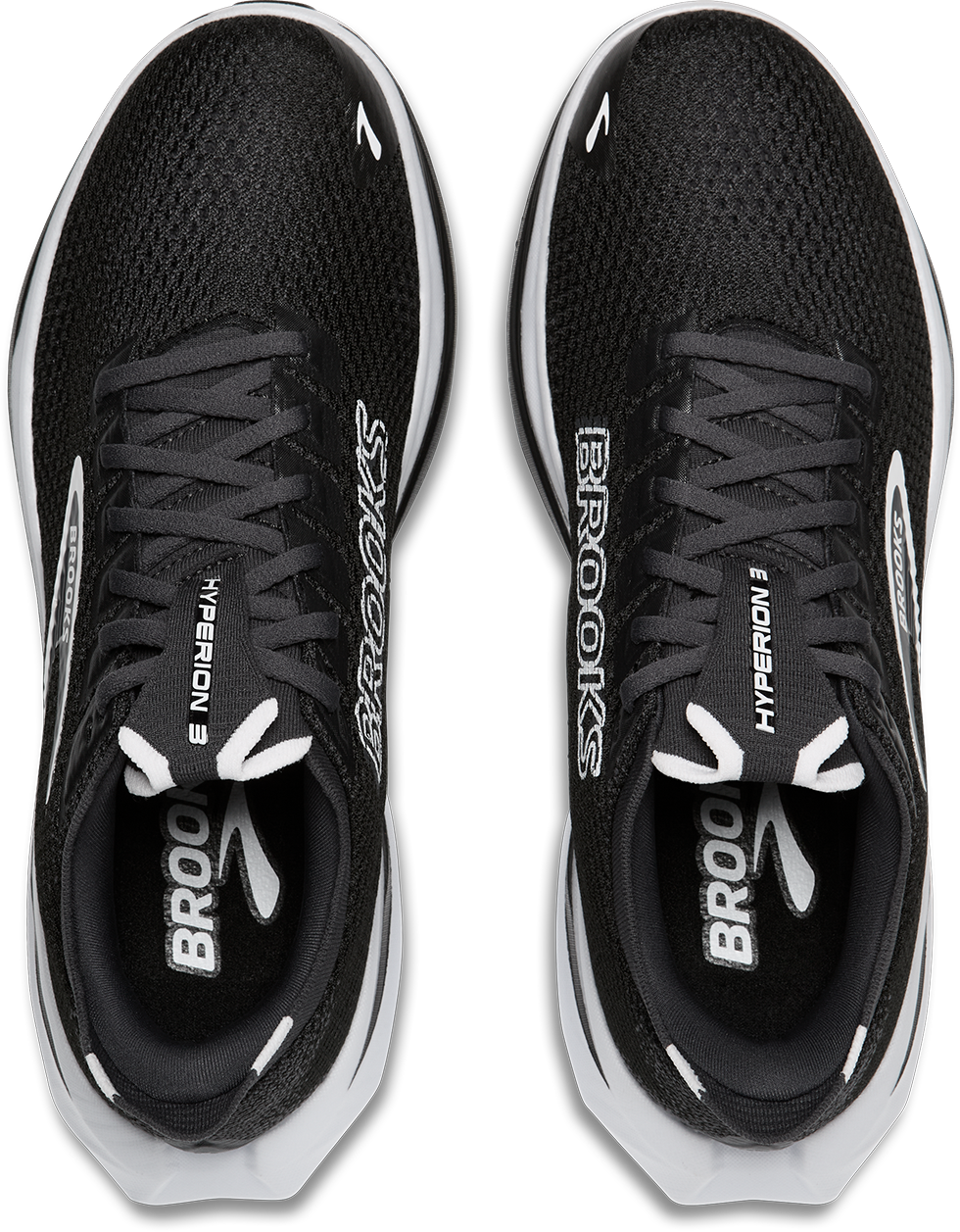 Brooks Womens Hyperion 3 - Black/Grey/White - Neutral - AW25