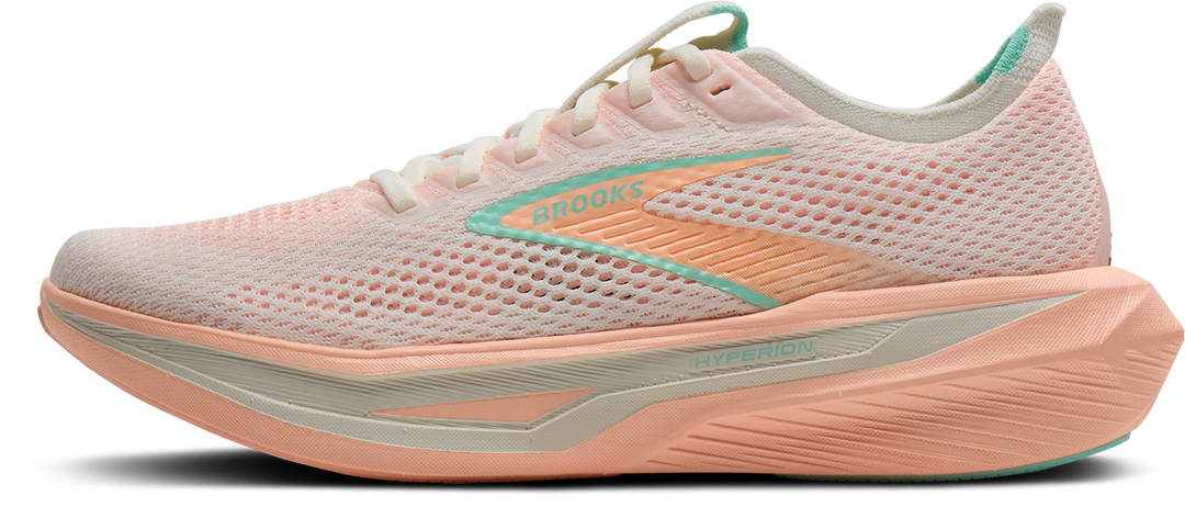 Brooks Womens Hyperion 3 - Coconut/Coral/Yucca - Neutral - SS26