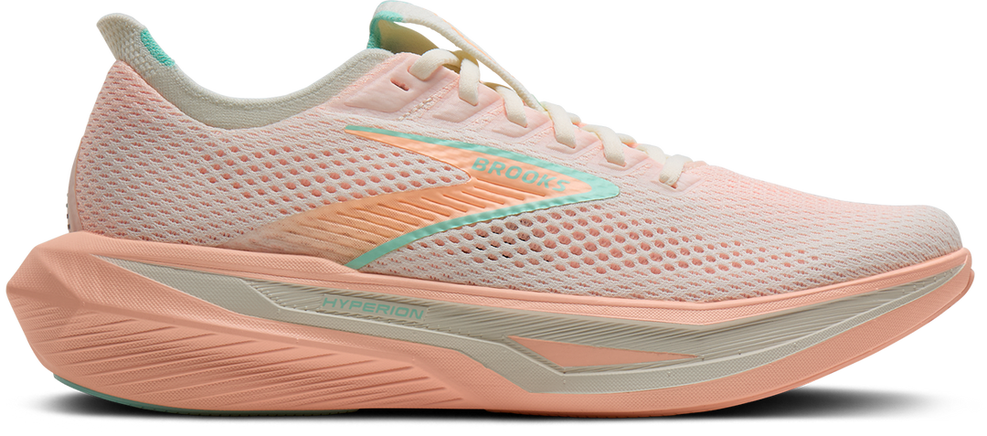 Brooks Womens Hyperion 3 - Coconut/Coral/Yucca - Neutral - SS26